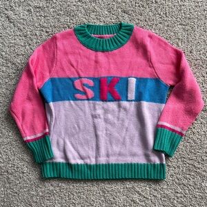 Colorful Girls Ski Sweater